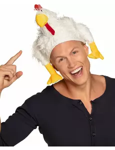 Biały Kogut Kapelusz