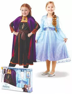 Zestaw kostiumów Elsy i Anny z Frozen 2 dla dziewczynek