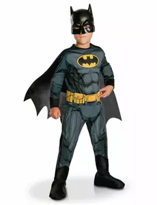 Klasyczny kostium Batman Justice League™ dla chłopców, Rozmiar: 3-4 lat (90 to 104 cm)