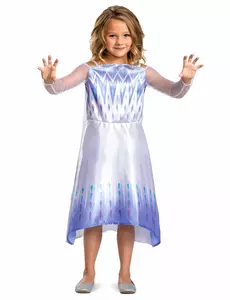 Klasyczny biały kostium Elsy Frozen2™ dla dziewczynki, Rozmiar: 7-8 lat (124 - 136 cm)