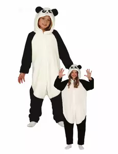Kombinezon panda dla dzieci, Rozmiar: 5-6 lat (110-115 cm)