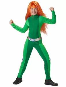 Kostium Totally Spies™ Zielony Sam dla dziewczynki, Rozmiar: S5-6 lat(105-116 cm)