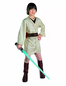 Kostium Jedi Obi-Wana Kenobiego z mieczem świetlnym Star Wars dla dzieci, Rozmiar: 5-6 lat(110-116 cm)