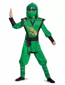 Kostium Lloyd Ninjago® LEGACY deluxe - dziecko LEGO™, Rozmiar: 10-12 lat (137 - 149 cm)
