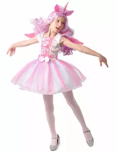 Kostium tutu jednorożca dla dziewczynki, Rozmiar: 10-12 lat (130-140 cm)