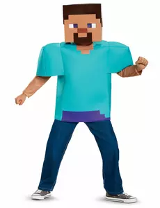 Kostium Steve Classic Minecraft™ dla dzieci, Rozmiar: 5-6 lat (109 - 126 cm)
