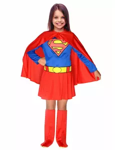 Kostium Supergirl™ dla dziewczynki, Rozmiar: 10-12 lat