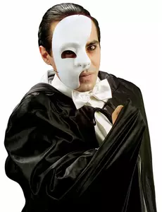 Półmaska 'Duch' na Halloween dla dorosłych