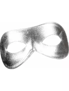 Dorosły srebrny metaliczny maska wenecka