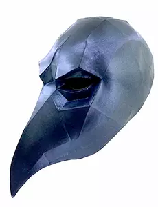 Maska kruka Low poly