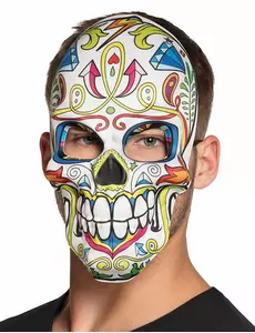 Maska Dia de los muertos biała