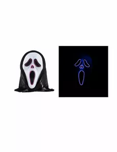 Krzycząca maska ducha z LED