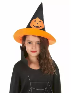 Kapelusz wiedźmy z dyni Halloween dla dzieci