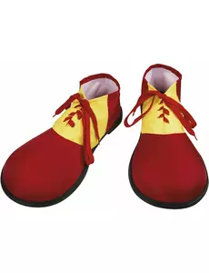 Czerwone buty klauna dla dorosłych