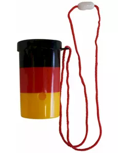 Mini naszyjnik z rogu mgłowego wspierający Niemcy