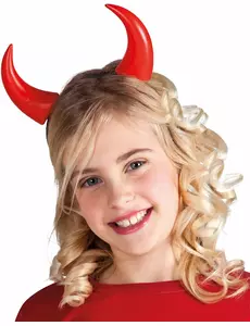 Dziecko Halloween Czerwone Rogi