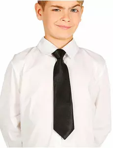 Krawat dziecięcy czarny 30 cm