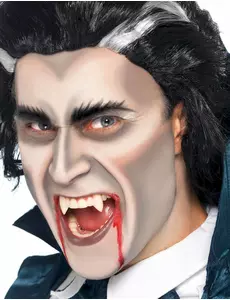 Halloweenowa proteza dla dorosłych wampirów