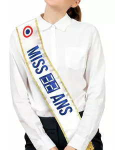 Personalizowany szalik urodzinowy miss z dyplomem i filcem