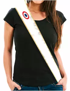Pusty trójkolorowy szalik