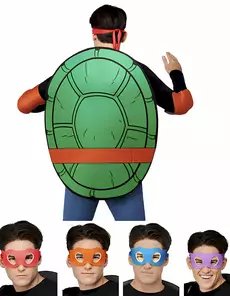 Zestaw akcesoriów kostiumowych 4 w 1 Żółwie Ninja™ dla dorosłych