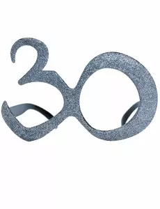 Brokatowe okulary '30 lat'