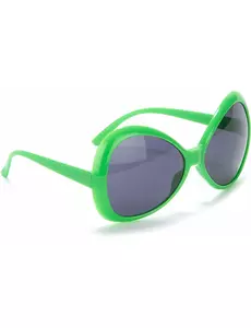 Zielone okulary disco dla dorosłych