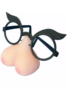 Humorystyczne okulary dla dorosłych z cyckami