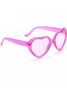 Plastikowe różowe okulary dla dorosłych