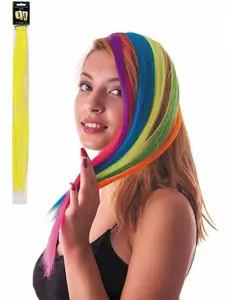 Żółty knot na spinki do włosów
