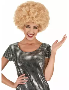 Peruka afro dla dorosłych Comfort Blonde Disco
