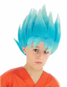 Niebieska peruka Goku Saiyan Super Dragon Ball™ dla dzieci