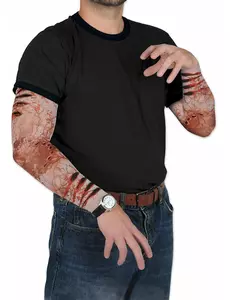 Fałszywe rękawy z obrażeniami zombie