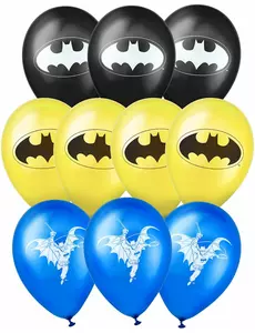 10 balonów lateksowych Batman™ 25x32cm
