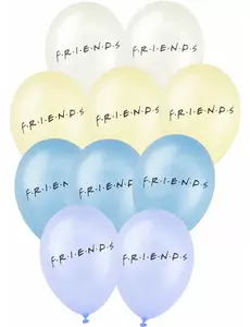 10 balonów lateksowych Friends™ 25x32cm
