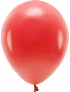 100 Pastelowych czerwonych balonów lateksowych 26cm