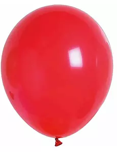 100 Metaliczne czerwone balony 29 cm