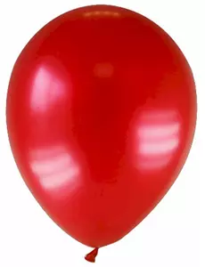 12 ciemnoczerwonych metalicznych balonów 28 cm