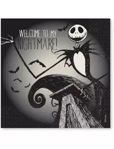 16 serwetek Nightmare Before Christmas 33 x 33 cm