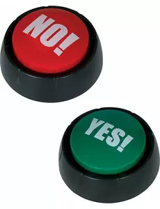 2 brzęczyki 9 cm Yes i No