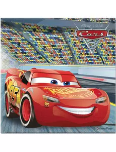20 papierowych serwetek Zygzak McQueen Cars 3™ 33 x 33 cm