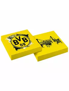20 papierowych serwetek Borussia Dortmund 33 x 33 cm