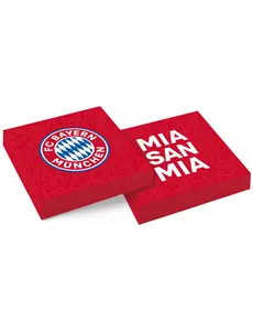 20 serwetek papierowych FC Bayern Munich™, 33 x 33 cm