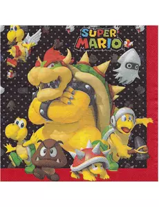 20 papierowych serwetek Super Mario™ 33 x 33 cm