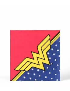 20 papierowych serwetek Wonder Woman™ 33 x 33 cm