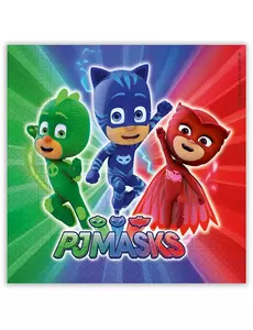 20 serwetek PJ Masks™ 33 x 33 cm