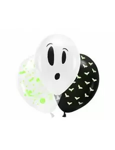 Neonowe lateksowe balony Halloween 27 cm