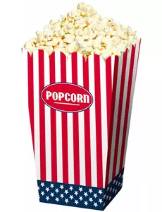 4 pudełka na popcorn w USA