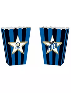 4 kartonowe pudełka na popcorn Inter™ 13,5 x 8,5 x 19 cm