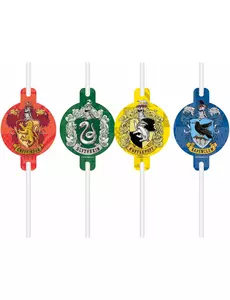 4 kartonowe słomki Harry Potter™
